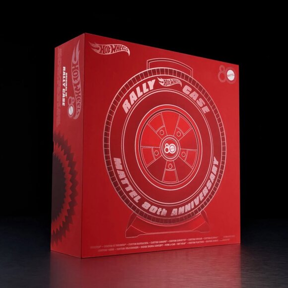 Hot Wheels Collectors – Mattel 80th Anniversary Original 16 Rally Case Set - Picture 4 of 5